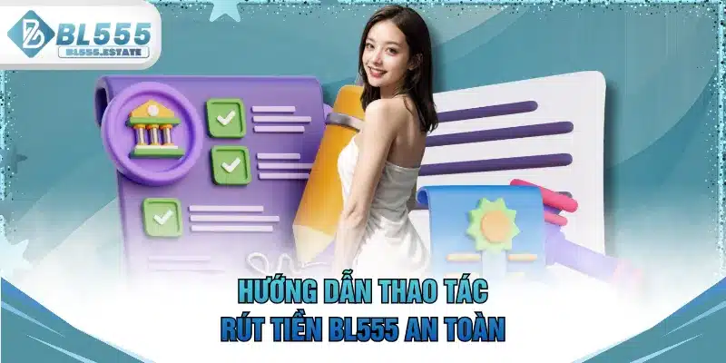 Hướng dẫn thao tác rút tiền BL555 an toàn